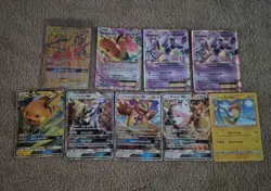 Lot Of 9 POKEMON JUMBO MIXED Cards Read Description Fully - Image 1