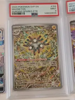 Pokemon Mewtwo & Magneton PSA Graded Cards-Full Art-Promo Holo Card Lot - Image 5
