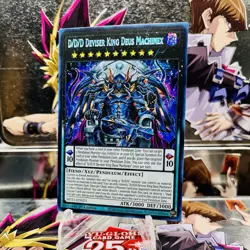 Yugioh D/D/D Deviser King Deus Machinex MP23-EN023 Prismatic Secret 1st Ed NM - Image 1