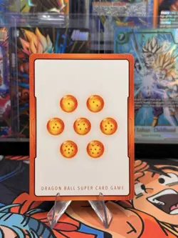 Dragon Ball Fusion World Card Gogeta Energy Marker Promo Prize Gold E-21 - Image 2