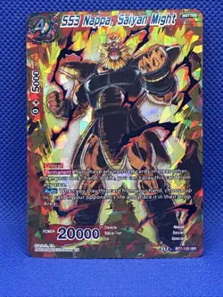 SS3 Nappa Saiyan Might BT7-125 ISR Foil Dragon Ball Super Card Game | NM - Image 1