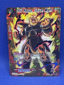 SS3 Nappa Saiyan Might BT7-125 ISR Foil Dragon Ball Super Card Game | NM - Image 2