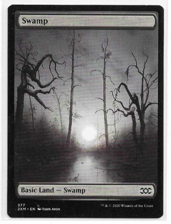 Swamp (377) - Double Masters Magic the Gathering MTG - Image 1