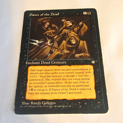 WOTC MTG Dance of the Dead 6/UU Ice Age Regular Uncommon English Black 1995 - Image 1
