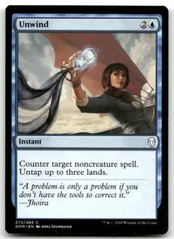 Unwind #72 (NM) Dominaria DOM Magic MTG - Image 1