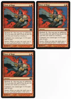 Haze of Rage x3 3x 2007 Future Sight #100 Red Uncommon Sorcery MTG SP - NM AZ1 - Image 1
