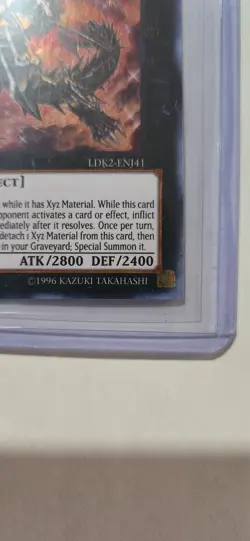 Yu-Gi-Oh! Red-Eyes Flare Metal Dragon LDk2-ENJ41 1st Edition Gold Text HOLO - Image 3