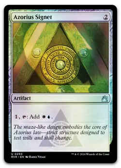 Azorius Signet #250 (Foil) (NM) Ravnica Remastered RVR Magic MTG - Image 1