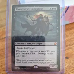 Magic: the Gathering Foundations FDN #58 Bloodthirsty Conqueror NM - Image 1