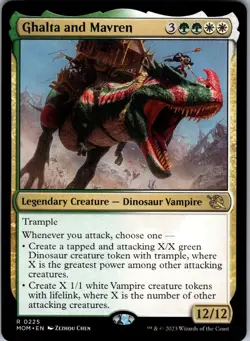 Magic: The Gathering Ghalta and Mavren 225 Promo Pack: March of the Machine NM - Image 1