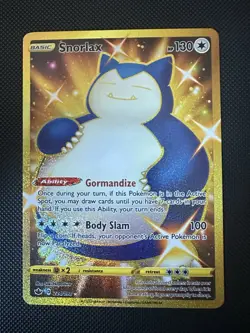 Pokemon TCG Snorlax Chilling Reign Holo Card 224/198 Secret Rare - Image 1
