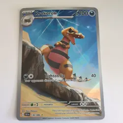Krokorok 136/086 Black Bolt Illustration Rare Pokemon TCG - Image 1
