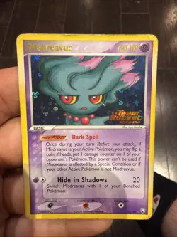 Pokemon TCG Misdreavus EX Team Rocket Returns 25/109 Reverse Holo Rare Hp - Image 1
