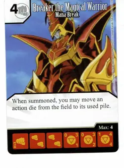 Single Card & Die - Dicemasters Yu-Gi-Oh - Breaker the Magical Warrior Common - Image 1