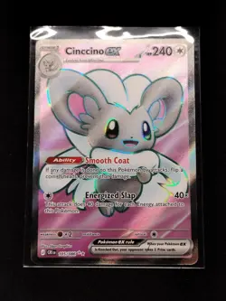 Cinccino ex 105/086 Ultra Rare Chaos Rising Pokemon Holo Near Mint - Image 1