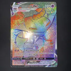 Pokemon TCG SWSH02: Rebel Clash #197/192 Dragapult VMAX (Secret) NM - Image 1
