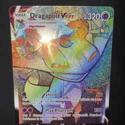 Pokemon TCG SWSH02: Rebel Clash #197/192 Dragapult VMAX (Secret) NM - Image 3