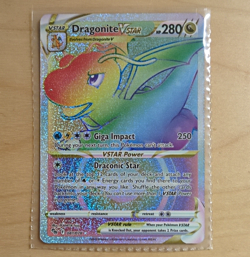 Dragonite VSTAR 081/078 Secret Rare Holo Full Art - Pokemon GO ENG 2022 - Image 1