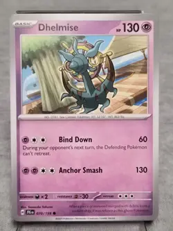 2025 Pokemon TCG Journey Together Dhelmise 70/159 JTG - Image 1