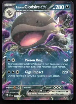 Paldean Clodsire ex 094/159 NM Journey Together Double Rare Pokemon - Image 1