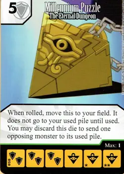 Single Card & Die - Dicemasters Yu-Gi-Oh - Millennium Puzzle UNCOMMON! - Image 1