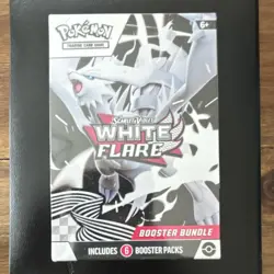 Pokemon TCG Scarlet & Violet—White Flare Booster Bundle 6 Packs English 2025 - Image 1