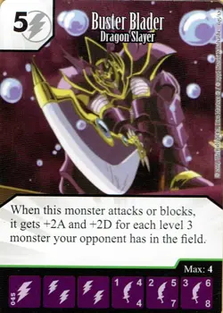 Single Card + Die - Dicemasters Yu-Gi-Oh - Buster Blader Dragon Slayer Uncommon - Image 1