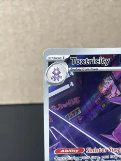 2025 Prismatic Evolutions Toxtricity Holo Secret Rare Full Art IR#103/94 - Image 3