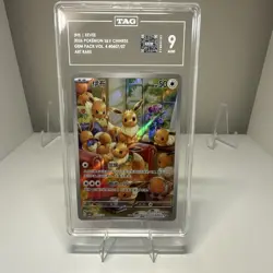Pokemon TCG Eevee 0407/07 Gem Pack Vol. 4 Chinese Art Rare Holo TAG 9 - Image 1
