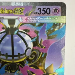 Mega Chandelure EX 038/084 Holo Rare Pokemon TCG Pitch Black PACK FRESH!! - Image 5