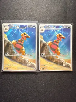 Pokemon TCG Krokorok 136/086 Illustration Rare – S&V Black Bolt Set – Near Mint - Image 1