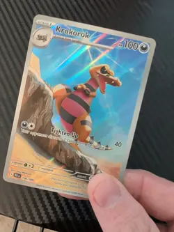 Pokemon TCG Krokorok 136/086 Illustration Rare Holo Black Bolt - Image 3