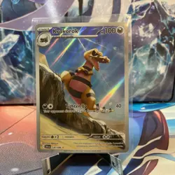 Pokemon TCG Krokorok Illustration Rare Card 136/086 S&V Black Bolt Set - Image 1