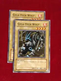 Yu-Gi-Oh! (x2) Giga-Tech Wolf - Metal Raiders MRD-096 Unlimited Unplayed Mint+ - Image 1
