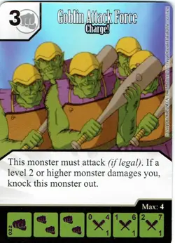 Single Card & Die - Dicemasters Yu-Gi-Oh - Goblin Attack Force Charge! Common - Image 1