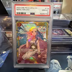 2023 ONE PIECE OP04-KINGDOMS OF INTRIGUE #118 NEFELTARI VIVI PSA 10 - Image 1