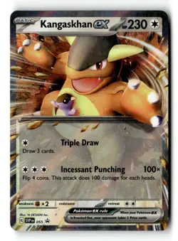 Pokemon Card Kangaskhan ex - Holo LP SV: Scarlet & Violet Promo Cards 055 - Image 1
