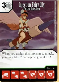 Single Card + Die - Dicemasters Yu-Gi-Oh - Injection Fairy Lily UNCOMMON! - Image 1