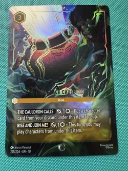 The Black Cauldron Lorcana Enchanted - Whispers in the Well - 225/204 - Image 2