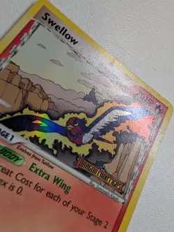 Pokemon Card Dragon Frontiers Swellow 40/101 Reverse Holo STAMPED - Image 3