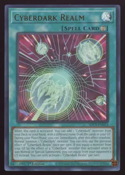 Yu-Gi-Oh! Cyberdark Realm #SDCS-EN023 1st Edition Ultra Rare - Image 1