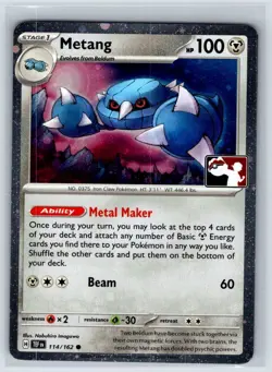 Metang 114/162 Prize Pack Series Cards Cosmo Holo NM - Image 1