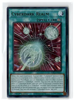 2021 Cyber Strike Structure Deck Cyberdark Realm #SDCS-EN023 Ultra Rare - Image 1