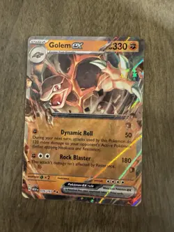 Pokemon Golem EX 76/165 Holo Ultra Rare Scarlet and Violet Card - Image 1