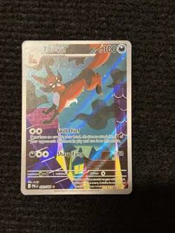 Thievul 092/084 Me05: Pitch Black Holo Pokemon Card TCG NM - Image 1