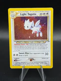 Light Togetic - 15/105 Pokemon Neo Destiny Unlimited Holo Rare Card WOTC MP GM3 - Image 1