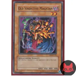 Yugioh Old Vindictive Magician DR1-EN122 Common NM - Image 1