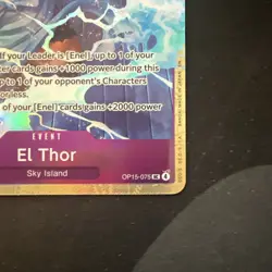 El Thor OP15-075 Premium Card Collection Best Selection Vol 6 One Piece 🔥 - Image 5