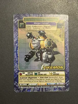 Digimon Vikemon BO-180 Holo Digi Battle Card Series 4 Foil Bandai 2001 - Image 3