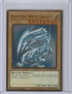 Yugioh MAGO-EN001 Blue-Eyes White Dragon - Premium Gold Rare 1st Edition - Image 1